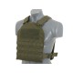 Simple Plate Carrier with Dummy Soft Armor Inserts - Olive [8FIELDS]